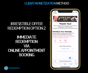 Salon Client Appointment Redemption