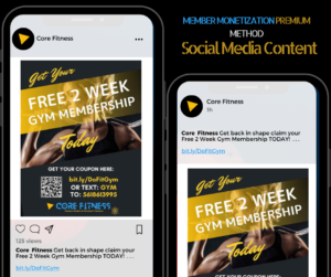 Gym Client Monetization Social Media Content