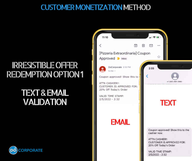 Takeout Coupon Redemption